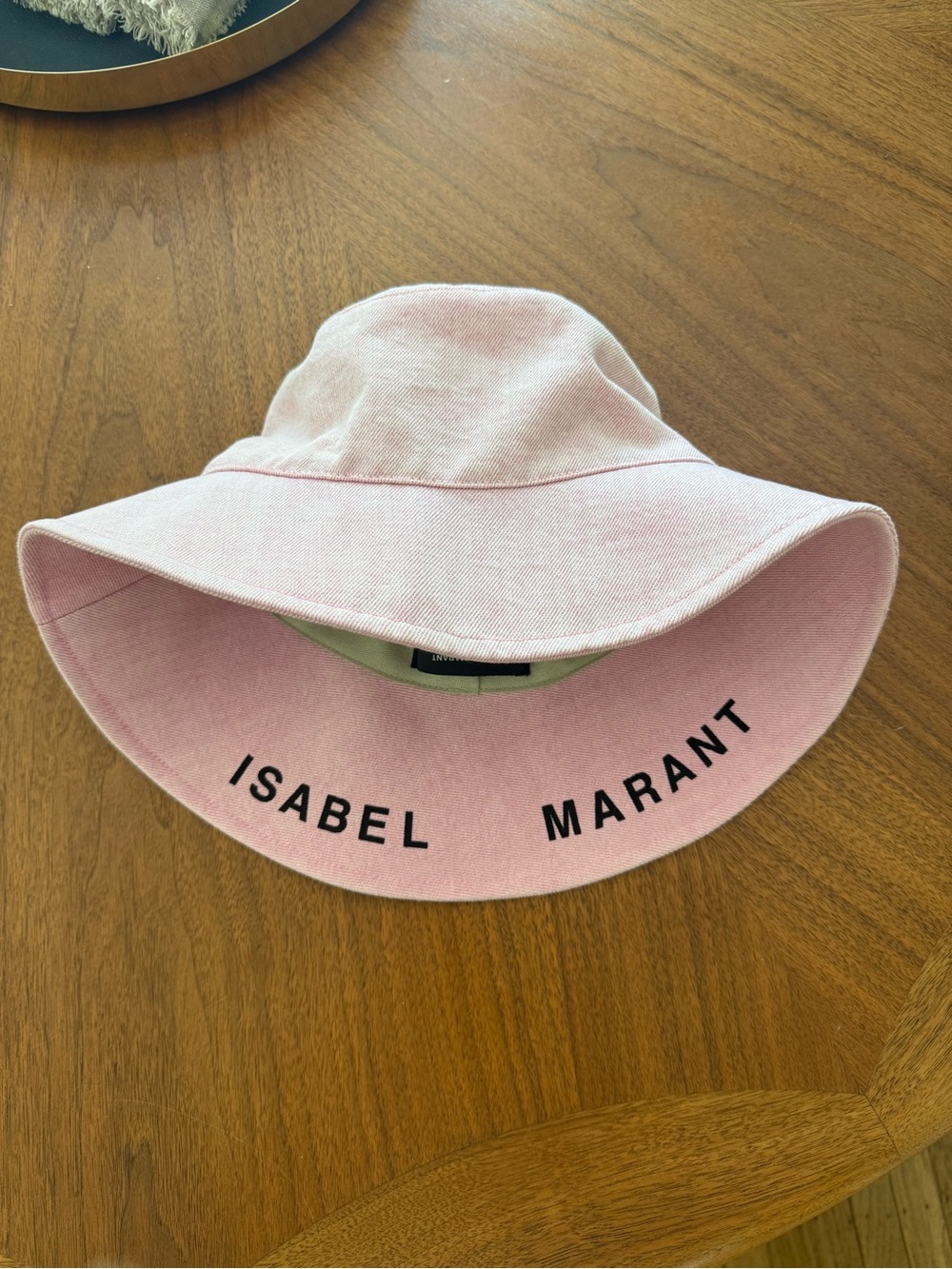 Isabel Marant Pink denim Bucket Hat